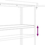 vidaXL Classeur anthracite 90x40x130 cm acier