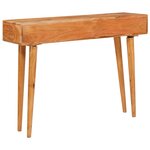 vidaXL Table console Marron 110 x 30 x 80 cm Bois d'Acacia Massif