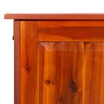 vidaXL Coffre de rangement avec couvercle marron bois massif d'acacia