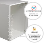 Boite à colis atout blanc 9010 mat sablé