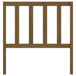 vidaXL Tête de lit Marron miel 81x4x100 cm Bois massif de pin