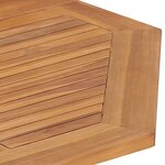 vidaXL Mobilier à dîner d'extérieur pliable 5 Pièces Bois solide de teck