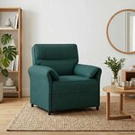 vidaXL Canapé 100  polyester  cadre en métal  MDF  Contreplaqué