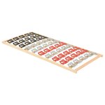 vidaXL Cadre de lit avec 12 lattes et supports 100x200 cm