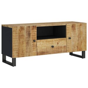 vidaXL Meuble TV 105x33 5x46 cm bois de manguier et d'ingénierie