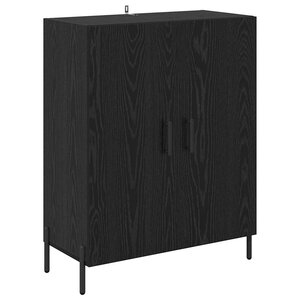 vidaXL Buffet Chêne noir 69 5 x 34 x 90 cm Bois d'ingénierie