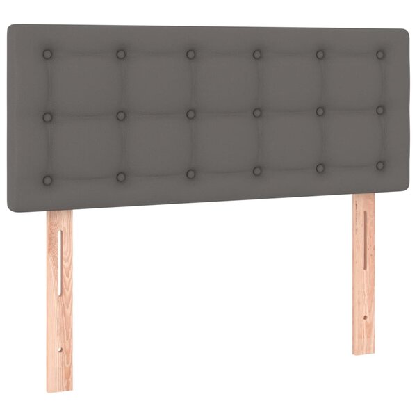 vidaXL Tête de lit Gris 80x5x78/88 cm Similicuir