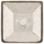 vidaXL Bouchons de poteau 6 Pièces Globe final Acier inoxydable 81x81 mm