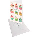 Carte Signature - Joyeux Anniversaire Cupcake - Draeger paris