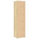 vidaXL Buffet haut chêne sonoma 45x42 5x185 cm bois d'ingénierie