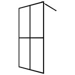 vidaXL Écran de douche Verre trempé dépoli 80x195 cm