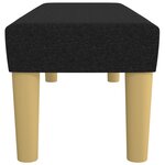 vidaXL Banc Noir 100x30x30 cm Tissu