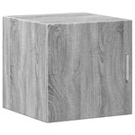vidaXL Armoire de rangement mince sonoma gris 40x42 5x225 cm