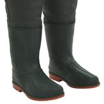 Vidaxl pantalon échassier avec bottes vert pointure 40