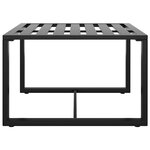 vidaXL Table basse Aluminium Anthracite