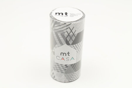 Masking Tape MT Casa 10 cm cubes noir - box monochrome