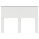 vidaXL Tête de lit avec tête de lit Blanc 120 cm Bois d'ingénierie