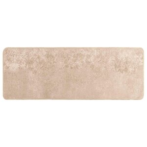 vidaXL Coureur de Tapis MARSA Beige 100 x 250 cm Polyester et PVC