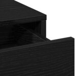 vidaXL Coiffeuse Chêne noir 50 x 41 x 135 cm Bois d'ingénierie