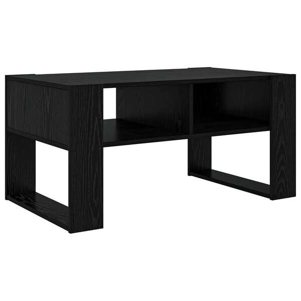 vidaXL Table basse Chêne noir 92 x 53 x 45 cm Bois d'ingénierie