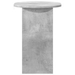 vidaXL Table d'appoint Gris béton 50 x 39 5 x 55 cm Bois d'ingénierie