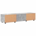 vidaXL Meuble TV Blanc brillant 150 x 39 x 30 cm Bois d'ingénierie