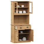 vidaXL Buffet haut VIGO 78x40x175 cm bois massif de pin