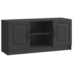 vidaXL Meuble TV Noir 102 x 34 5 x 47 cm Bois d'ingénierie