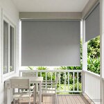 vidaXL Store enrouleur Protection UV Gris clair 140 x 230 cm Polyester