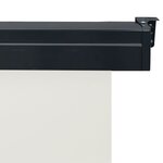 vidaXL Auvent latéral de balcon 65x250 cm Crème