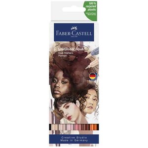 Marqueur aquarelle goldfaber  étui portrait faber-castell