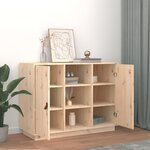 vidaXL Buffet 100x40x75 cm Bois massif de pin