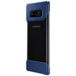 Coque duo samsung ef-mn950cn transparente et bleue pour galaxy note8 n950