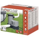 Bestway pompe de filtration de piscine flowclear 5678 l/h