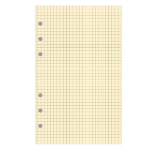 Recharge accessoire Exatime 17 bloc quadrillé chamois 40 feuillets 172x105 mm EXACOMPTA