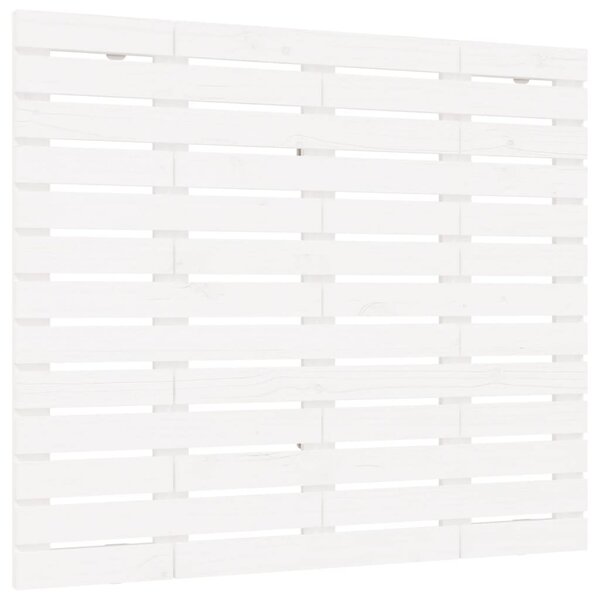 vidaXL Tête de lit murale Blanc 146x3x91 5 cm Bois massif de pin