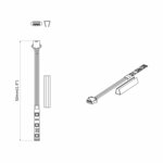 vidaXL Bande LED 12 Pièces Noir et Multicolore 1745 mm