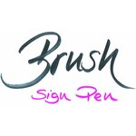 Stylo feutre brush sign pen  violet x 10 pentel arts