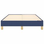 vidaXL Cadre de lit Bleu 120 x 200 cm Tissu