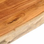 vidaXL Dessus de table 120x60x3 8cm rectangulaire bois massif d'acacia