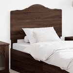 vidaXL Tête de lit Chêne brun 100 cm Bois d'ingénierie
