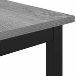 vidaXL banc Gris Sonoma 80 x 35 x 45 cm Bois d'ingénierie