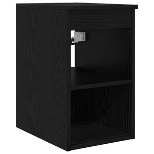 vidaXL Meuble de Salle de Bain In-between Chêne noir 30 x 44 5 x 50 cm