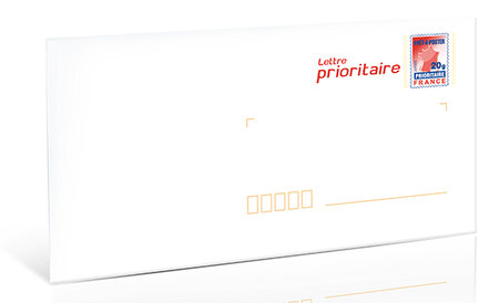 Carnet De 12 Timbres Poste 20g - Lettre Prioritaire - Validité Permanente - Autocollants - Pour Envois Courrier En France