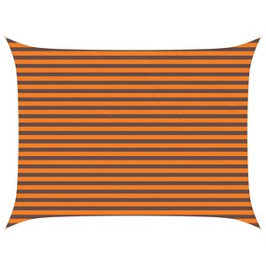 vidaXL Voile d'ombre Orange et marron 3 x 4 m 100   polyester Oxford
