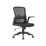 Q-connect chaise bureau rotative - Nylon maille - Max. supporte 130kg - Noir