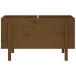 vidaXL Lit surélevé de jardin brun miel 101x50x57cm bois de pin massif