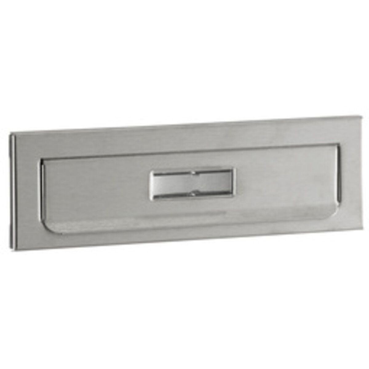 Entrée de courrier Inox, largeur 370 mm