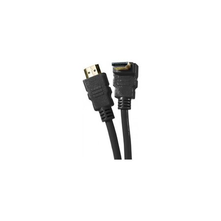 Cable HDMI 0,5m M/M coudé à 90°
