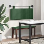 vidaXL Tête de lit suspendue Tissu en velours côtelé